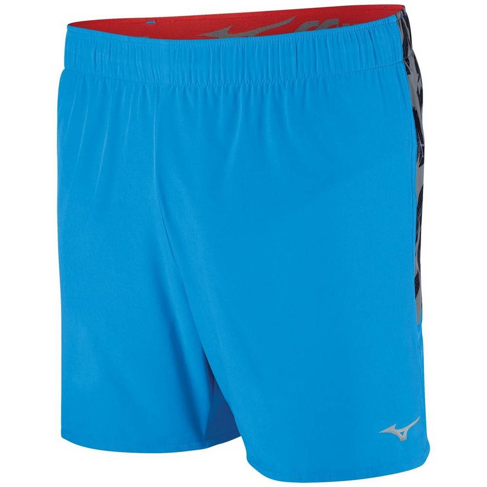 Pantalones Cortos Mizuno Alpha 5.5" Hombre Azules Baratas ZFAE-80571